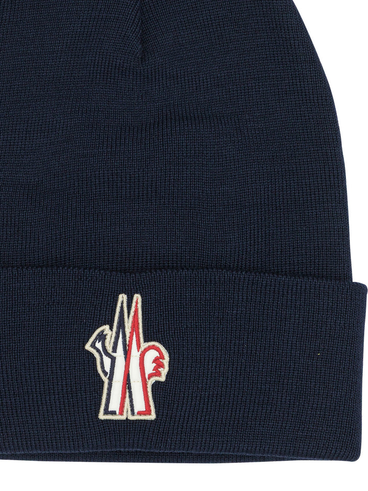 Moncler Grenoble Wool Beanie Hats - Blue | 3be81c1ad09f569d1df1bb7f3c2b28c54408785c