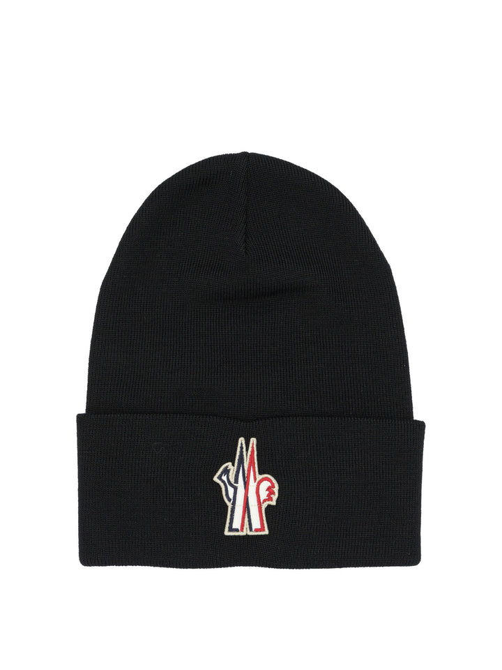 Moncler Grenoble Wool Beanie Hats - Black | db3a2aece0d7287a93d50b3b464627cc031e1a74