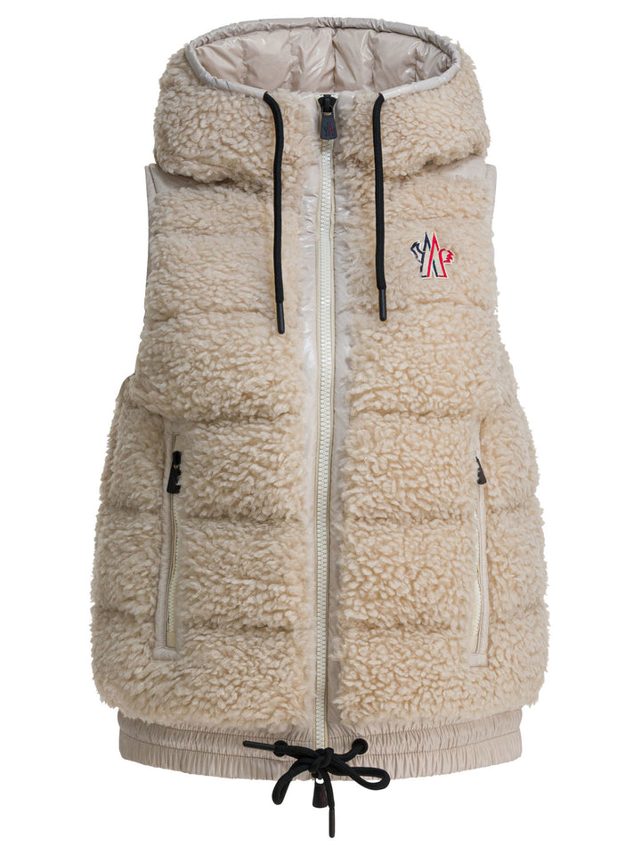 Moncler Grenoble Teddy Jackets and Coats - Beige | 729d5e45a95f86333339bb215e0080a2ead4bbdb