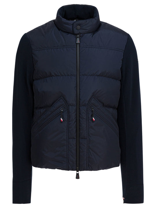 Lightweight Down Jacket With Logo Jackets And Coats Blue