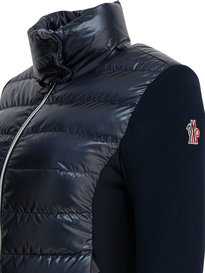 Moncler Grenoble Fleece Zipper Hoodie Sweatshirts - Blue | ebc6b21f2fe3c189fcbb174a18f359e912349250