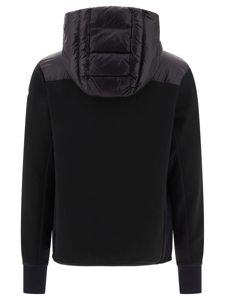 Moncler Grenoble Padded Hoodie Sweatshirts - Black | be1e15db16d4ac96f62e84642f7116cae5762086