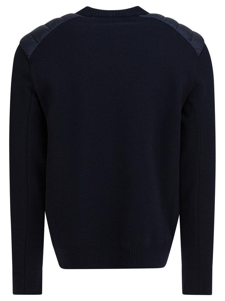 Moncler Grenoble Wool Crewneck Sweater Knitwear - Blue | c90f493fcdb4b01f37da53ee5f703652670b83b2