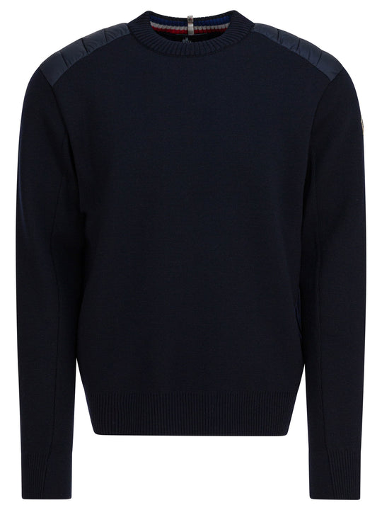 Wool Crewneck Sweater Knitwear Blue