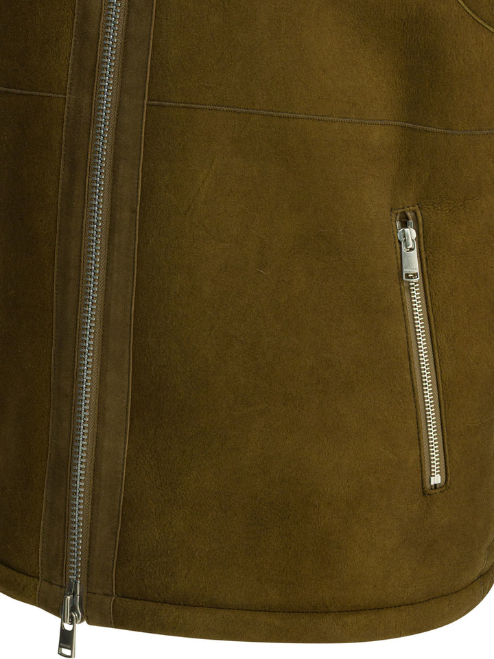 Nonnative Shearling Sleeveless Jacket Jackets and Coats - Brown | 2b7714e1c8fd16f254f618fd51e5f4bae3c8feaf