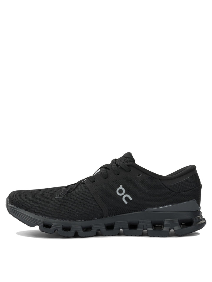 On Running Cloud X4 Sneakers & Slip-On - Black | bf03b7d108dc95f7a1a278a33541d40587b33044