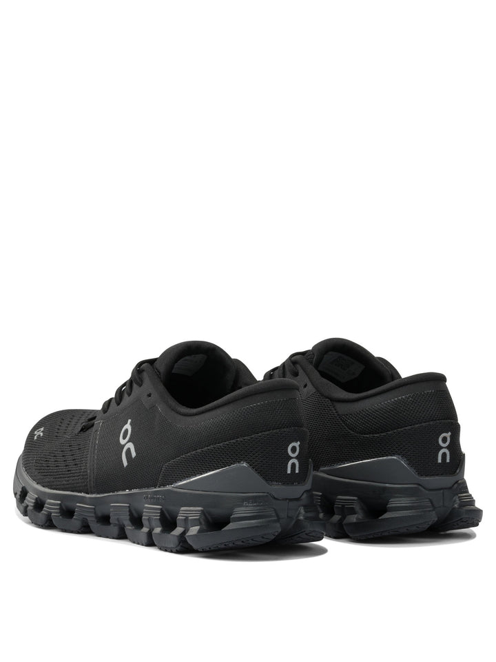 On Running Cloud X4 Sneakers & Slip-On - Black | c7a0bb55ab45bbbf1bf3051faf66c5ab59456975