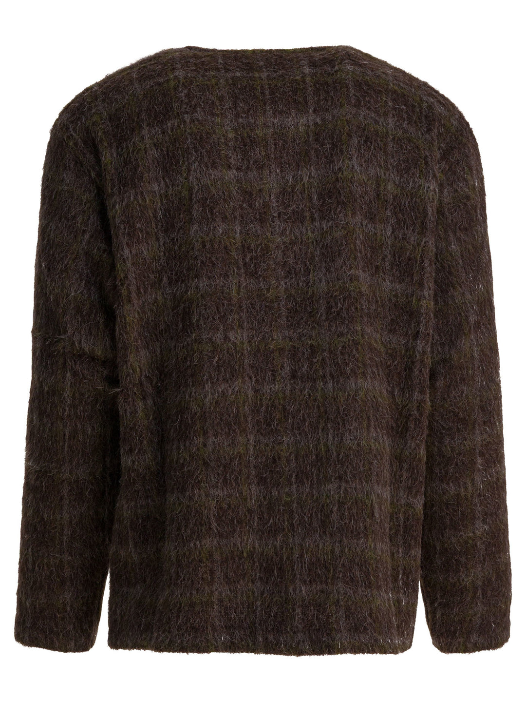 Our Legacy Dorf Check Knitwear - Brown | e1eba244deeca0607001c2303363cb1747c4592d