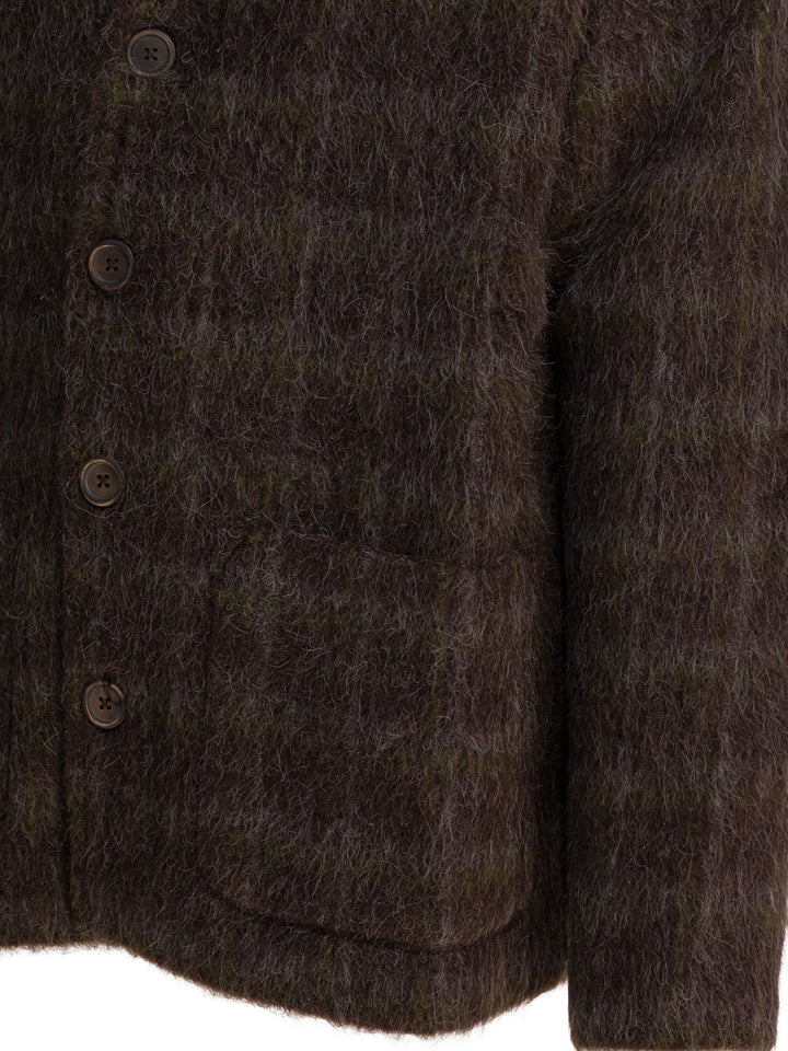 Our Legacy Dorf Check Knitwear - Brown | 1aa76c627b5c55c57811e241b598266d011dc434