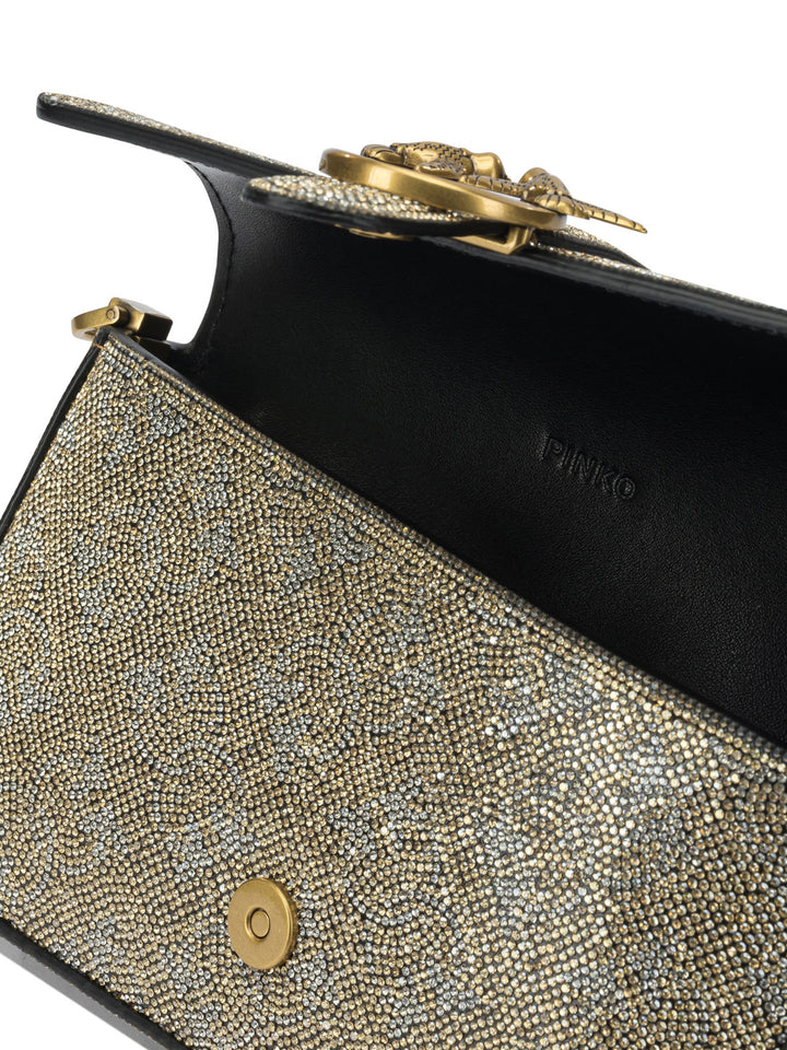 Pinko  Crossbody Bags - Gold | 5eb2b1ebbfa874b3d1300761c3b1e7ad830785d3