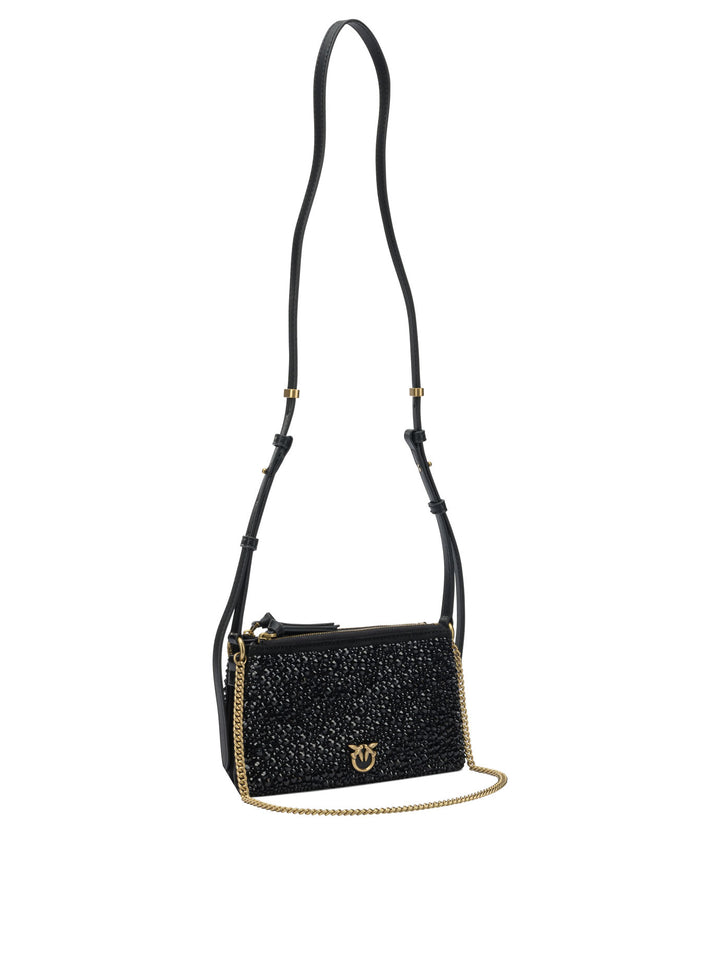 Pinko  Crossbody Bags - Black | 4da82578483c4a7997697ae376bb43c0d33c03a6