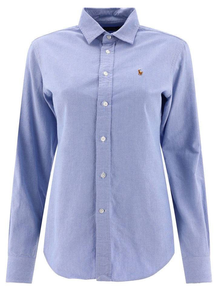 Polo Ralph Lauren Oxford Slim-Fit Shirt Shirts - Blue | 74b195ee01703f2893ca8743be70ed1684112cb7