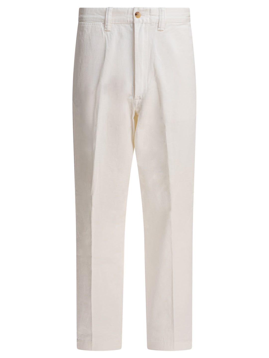 Polo Ralph Lauren Straight Leg Trousers - White | d66139b0bf54688f8b6b4b2fb8d7a86bc43daf08