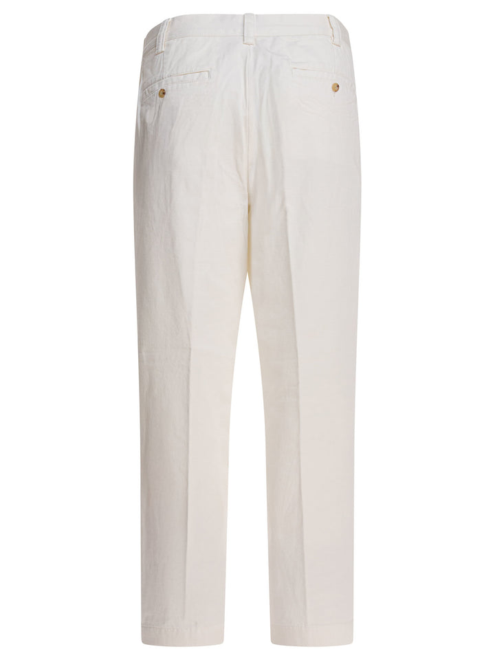 Polo Ralph Lauren Straight Leg Trousers - White | 78a7820bc30c615da42d369c2a9e0d72d2361bee