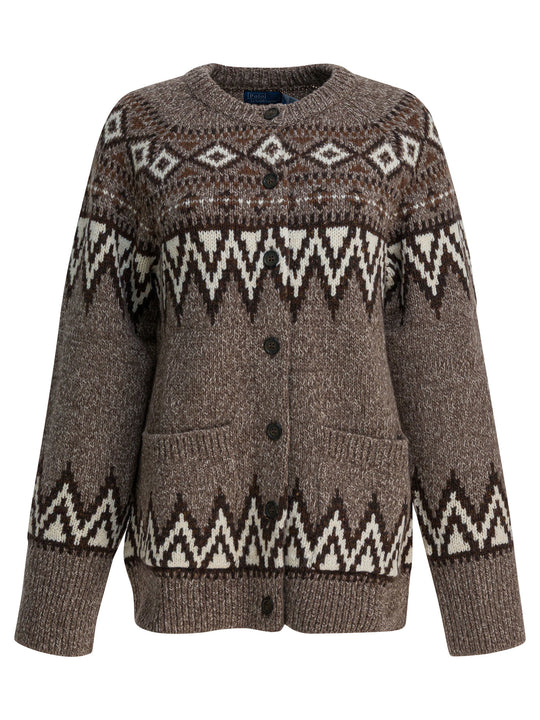 Fair Isle Knitwear Brown