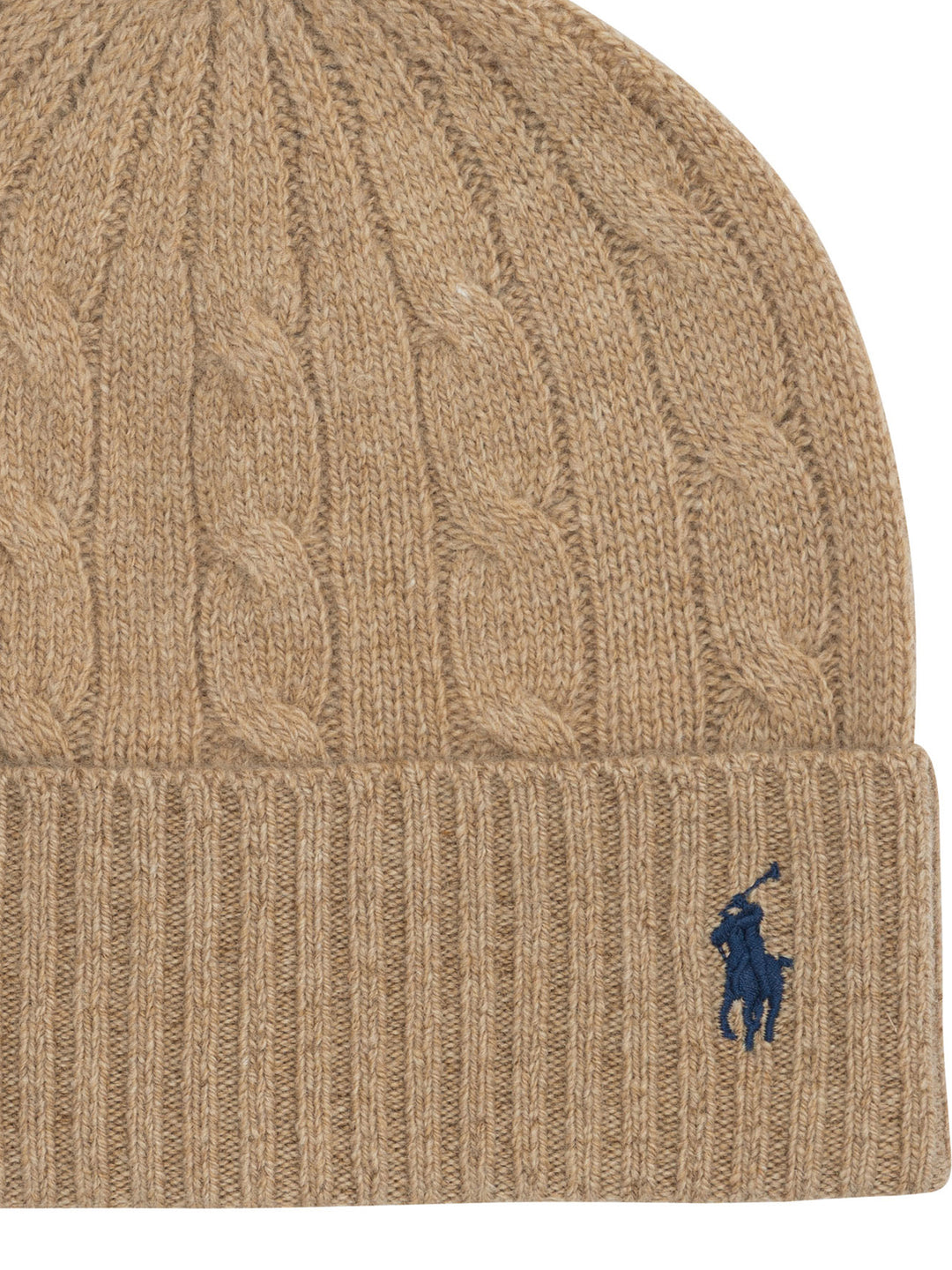 Polo Ralph Lauren Wool Beanie Hats - Beige | e2635f24c682af3978d76f5852547daca0d44e8b