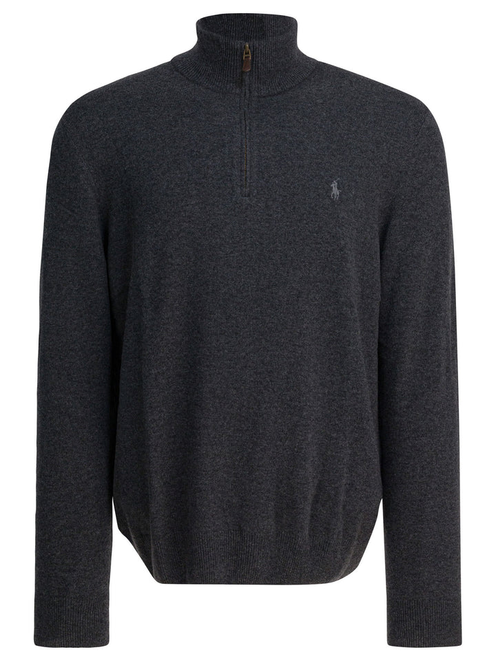 Polo Ralph Lauren Zipper Sweater Knitwear - Grey | 08a0492b04b410576884339ba9ade29346db82cb