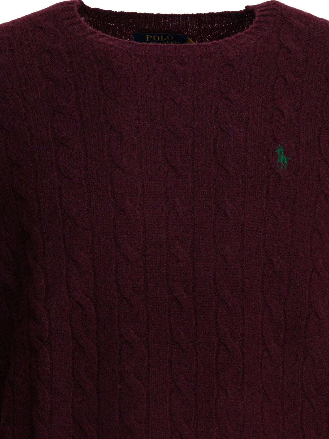 Polo Ralph Lauren Wool And Cashmere Sweater Knitwear - Bordeaux | cccb11565a91eafbc222cee29be43a438f72d531