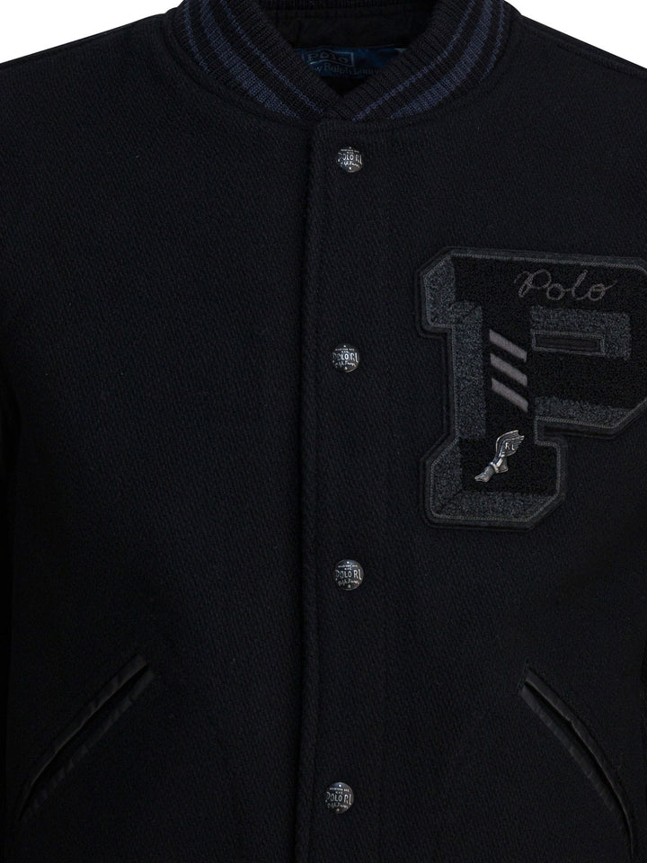Polo Ralph Lauren Letterman Jackets and Coats - Black | 04d7a88eb35e2387428155afc8b38372c33e72eb