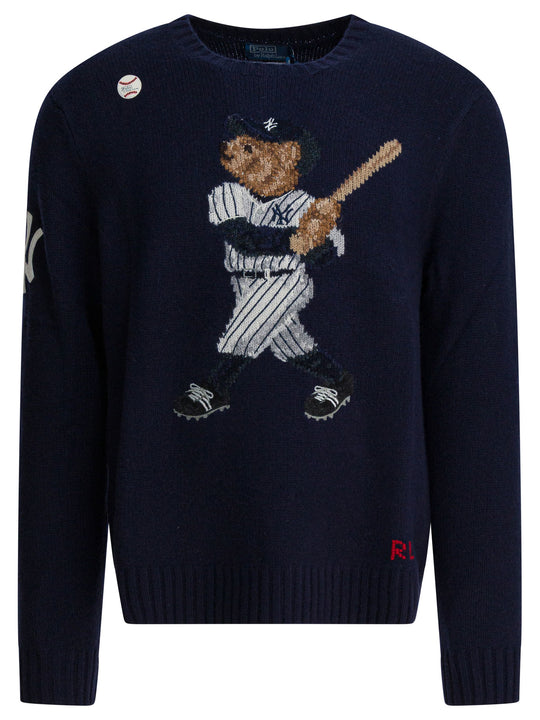 Yankees Bear Knitwear Blue