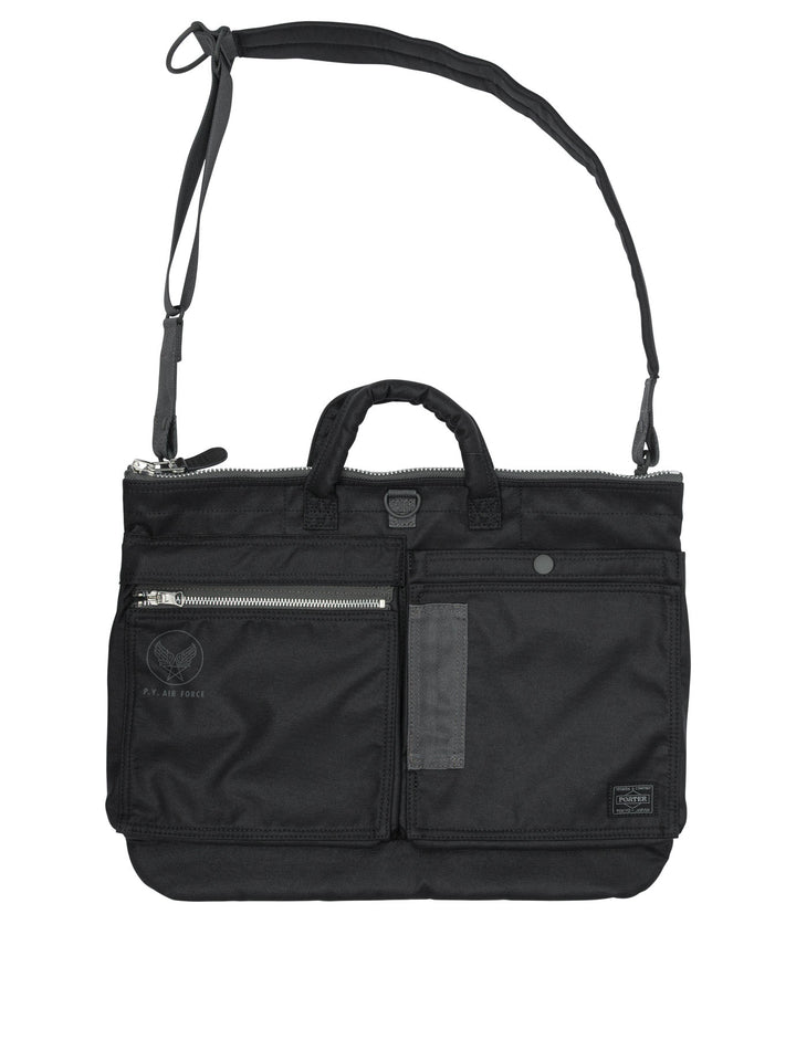 Porter-Yoshida & Co Porter Flying Ace 2way" Handbag Handbags - Black | f1109d6f774fce8f5b0107e5557a55f2e540ad72