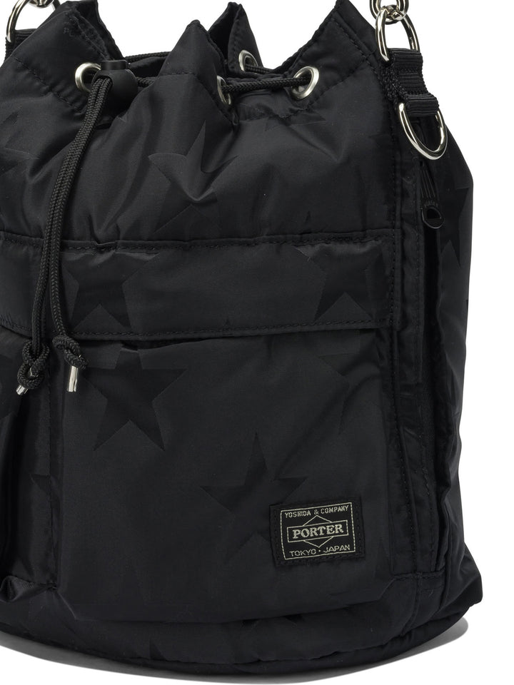Porter-Yoshida & Co Flag Handbags - Black | cdfbc6a65c1979e9ce0caa130c2559838248b1ed