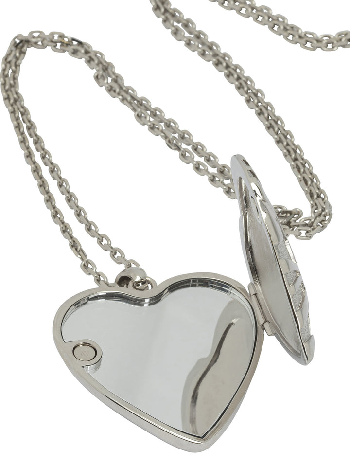 Pucci Heart Pendant Necklace Jewels - Silver | 515dd5f8477543e9ae2a413157429df8dfdd6432