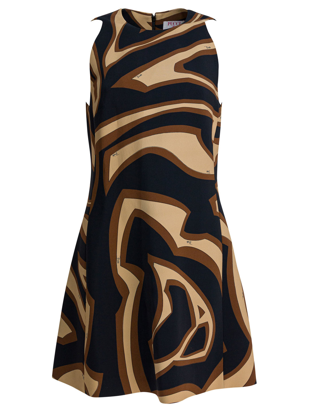 Pucci Labirinto Print Trapeze Dress Dresses - Black | 8b8d39a6c1d962b6700d57d0e1ef9f2065d871f6