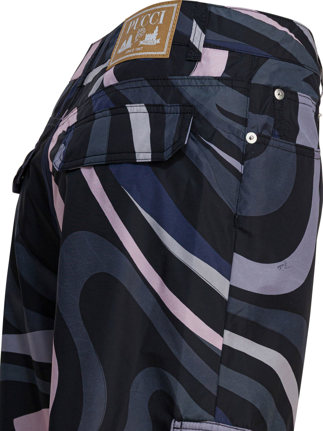 Pucci Marmo Print Cargo Pants Trousers - Black | a4d2c75a1c3751a283b1407f2876ec40696cc973
