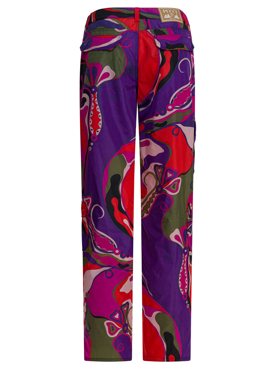 Pucci Cargo Pants With Orchidee Print Trousers - Purple | 45f8d97834188b5cf2d1a250d1853adbd5c39693