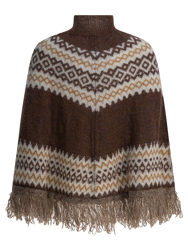 Rakkì Anna Marie Poncho Jackets and Coats - Brown | b133549c10df0a1ba70b41b98aaa1a1d2f5e8244