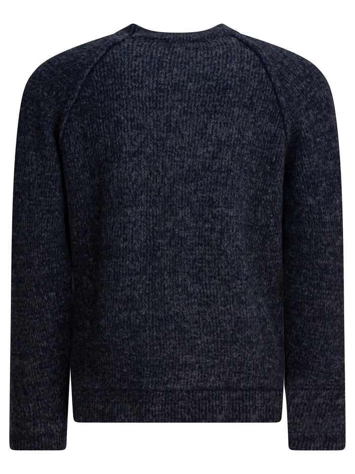 Rakkì Wool Crew Neck Sweater Knitwear - Blue | 161d5e43a528f74ec779e0f1a16e58ea37a7b861
