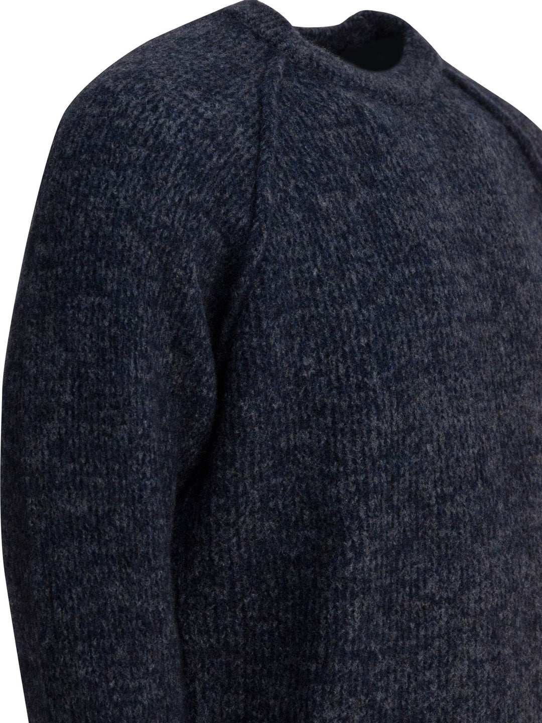 Rakkì Wool Crew Neck Sweater Knitwear - Blue | 565a21436cd611b09e30e224767ceeb5d4d32ad6