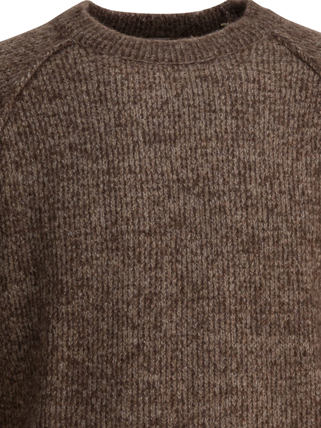 Rakkì Wool Crew Neck Sweater Knitwear - Brown | d21e2277e613b54c649fa3209555552f2a1eaf85
