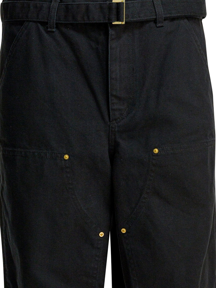 Sacai Duck - Sacai X Carhartt Wip Trousers - Black | 5ab1f85be51062081e7bb7935af5a2cc062f527f