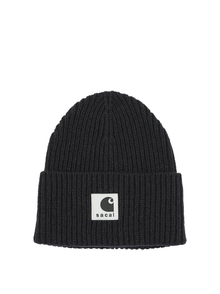 Sacai Sacai X Carhartt Wip Hats - Black | 8c2c280a6a0f771522718ce2581da5c591916e98