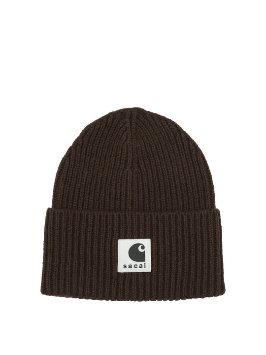 Sacai X Carhartt Wip Hats Brown