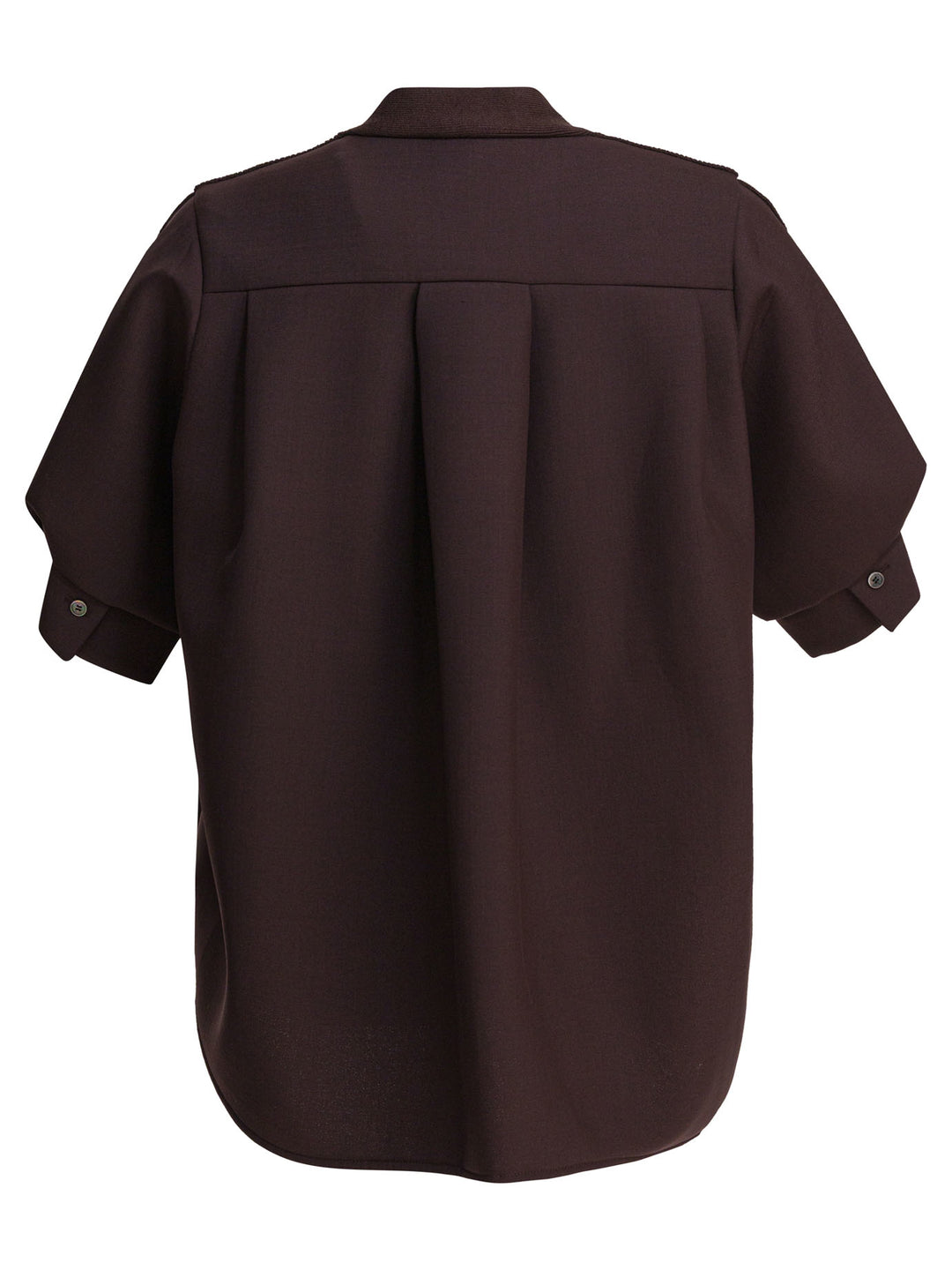 Sacai V-Neck Sweater Knitwear - Brown | 6fb47ae40d7866dab4c9b09d501cd5caeabb7fee