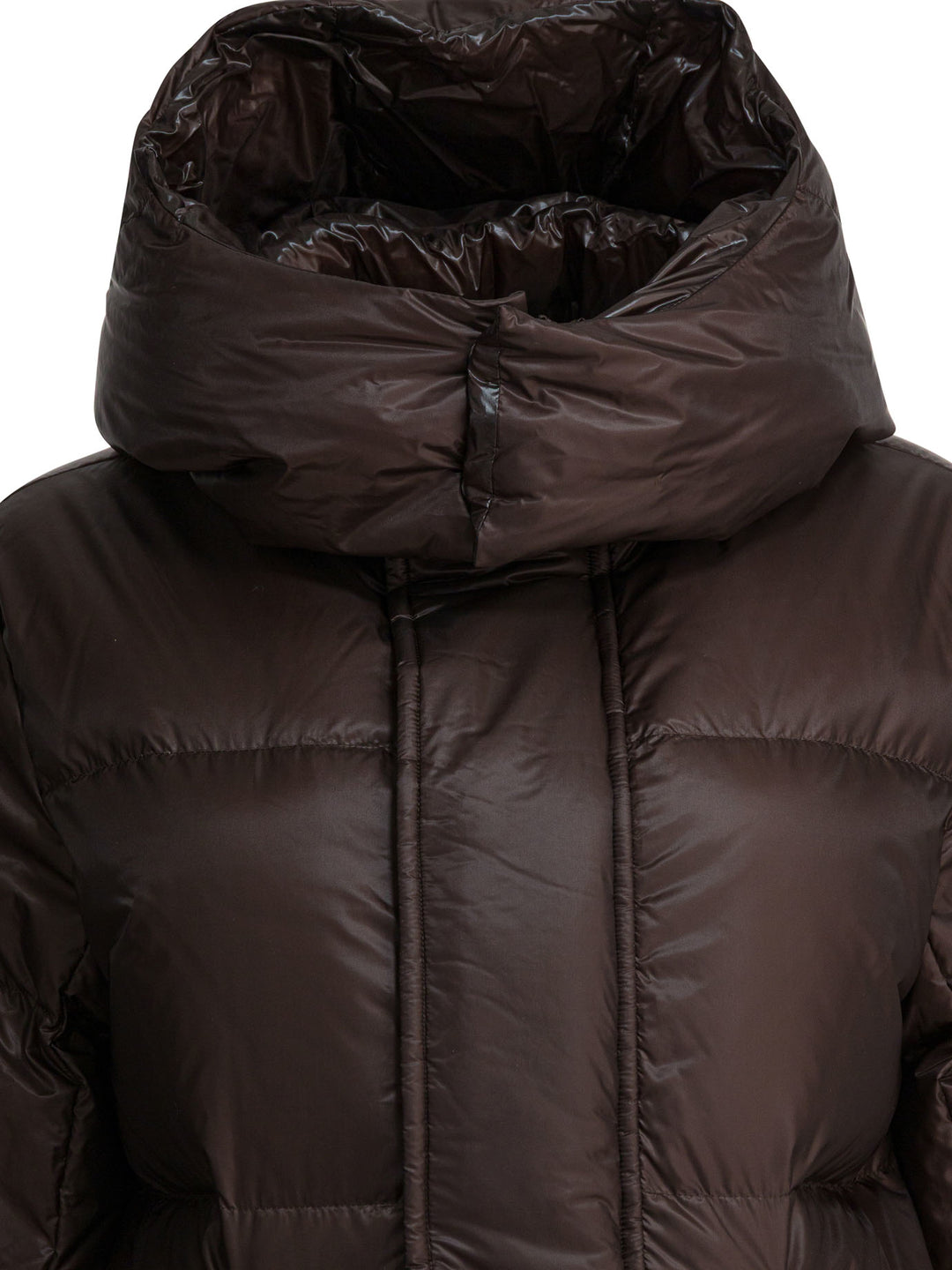 Sacai Quilted Nylon Down Jacket Jackets and Coats - Brown | 164a0dbc3eb62af4e8329cadf70c395b059627d5