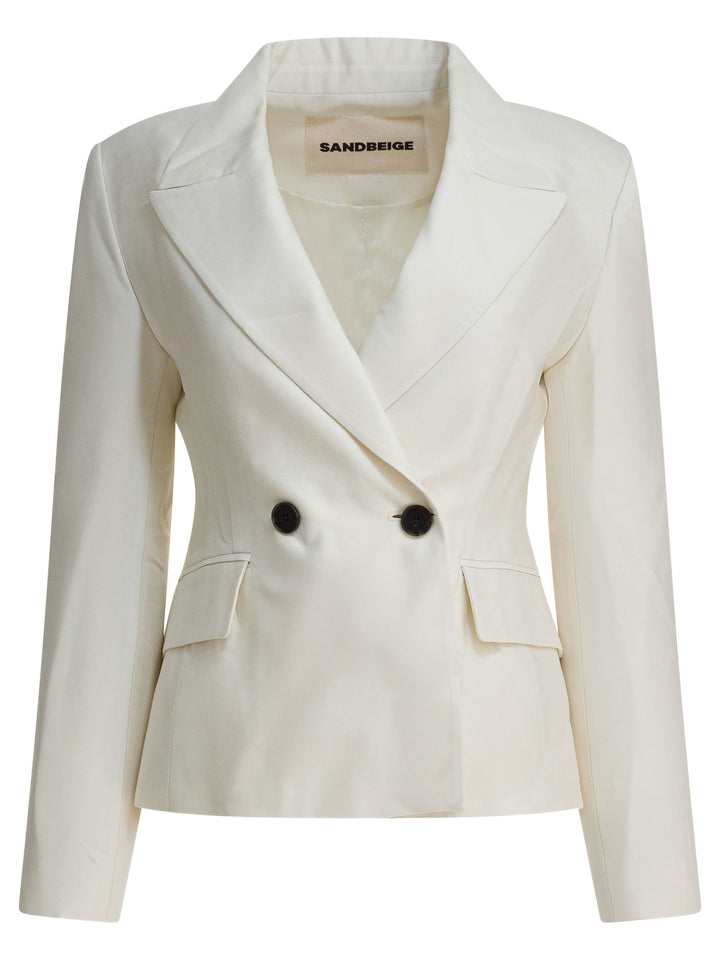 Sandbeige Jackets & Coats Jackets and Coats - White | 0e1794d4947b3c94868c4f8e37387b50d8df70ce