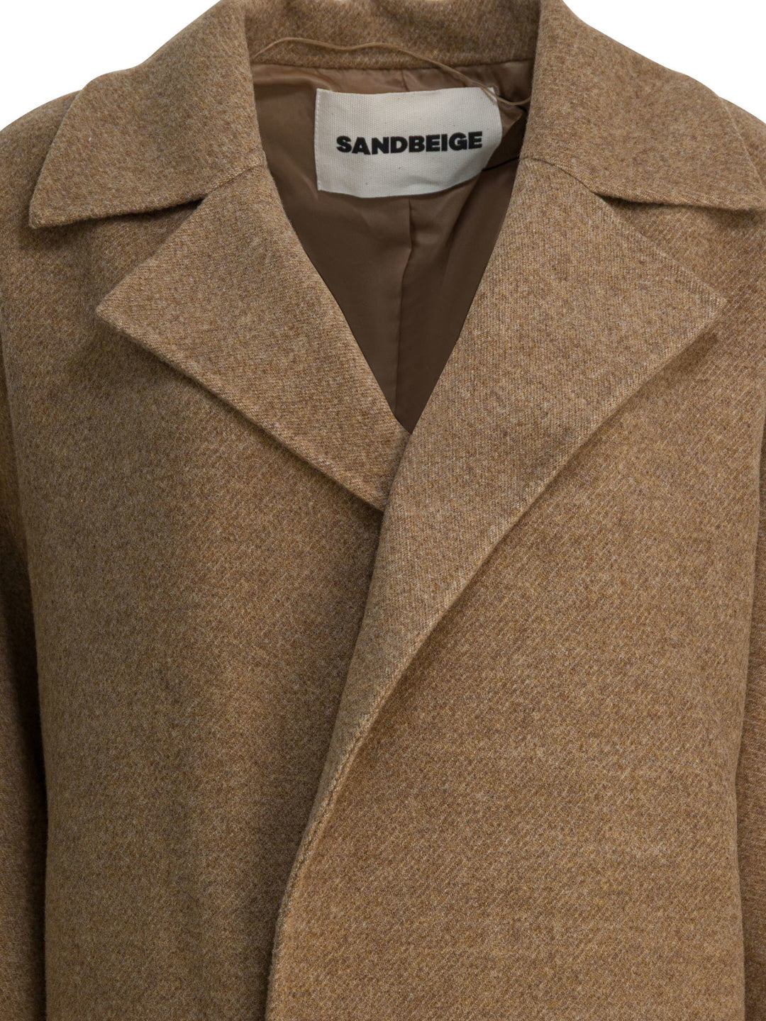 Sandbeige Sophie Coat Jackets and Coats - Beige | 12d4ada09f4340b4676a68f9b7af46e6ed541e17