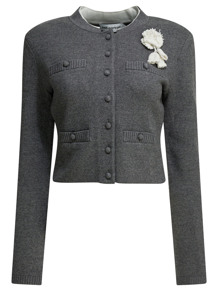 Self-Portrait  Knitwear - Grey | 2c74e7805d4d6da18cbb1e567a3ecb45ee981017