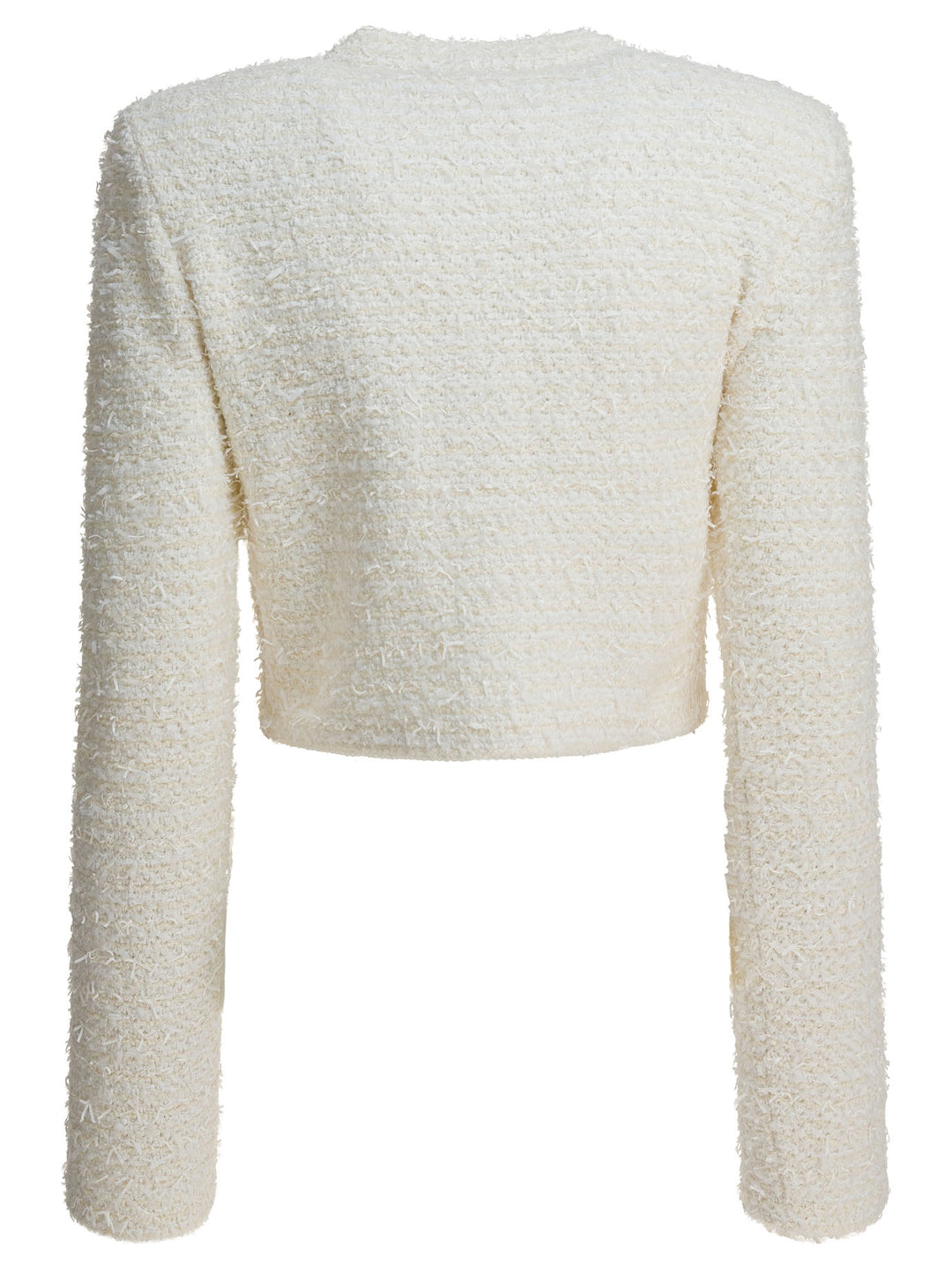Self-Portrait Embellished Wool-Blend Cardigan Knitwear - Beige | 6ec2b122aed70f326d2173c4d32ad5edc17d80c3