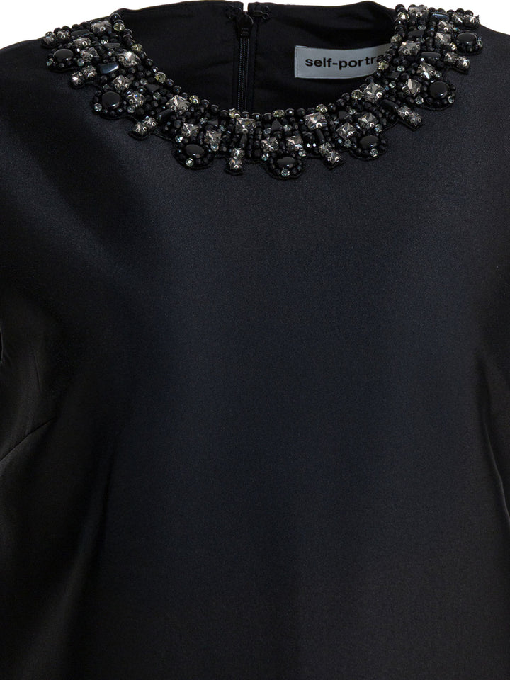 Self-Portrait Embellished Sheath Dress Dresses - Black | a2d3e59aa208e3a9ea89f9cdb8676892f53f4a7c