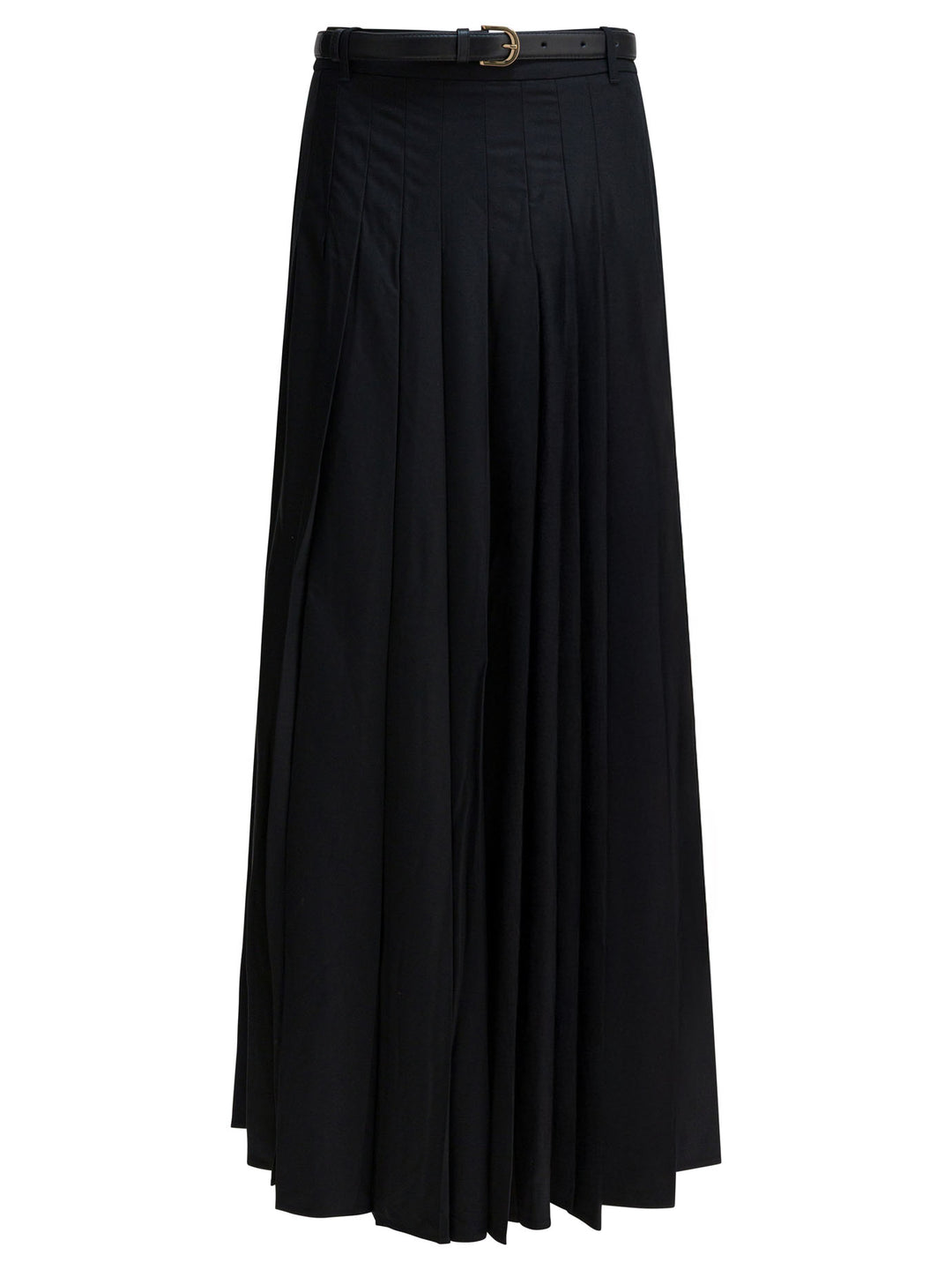 Self-Portrait Long Pleated Skirt Skirts - Black | e733d4408a69b5d5b923a9dcd8a1f848e6b24d53