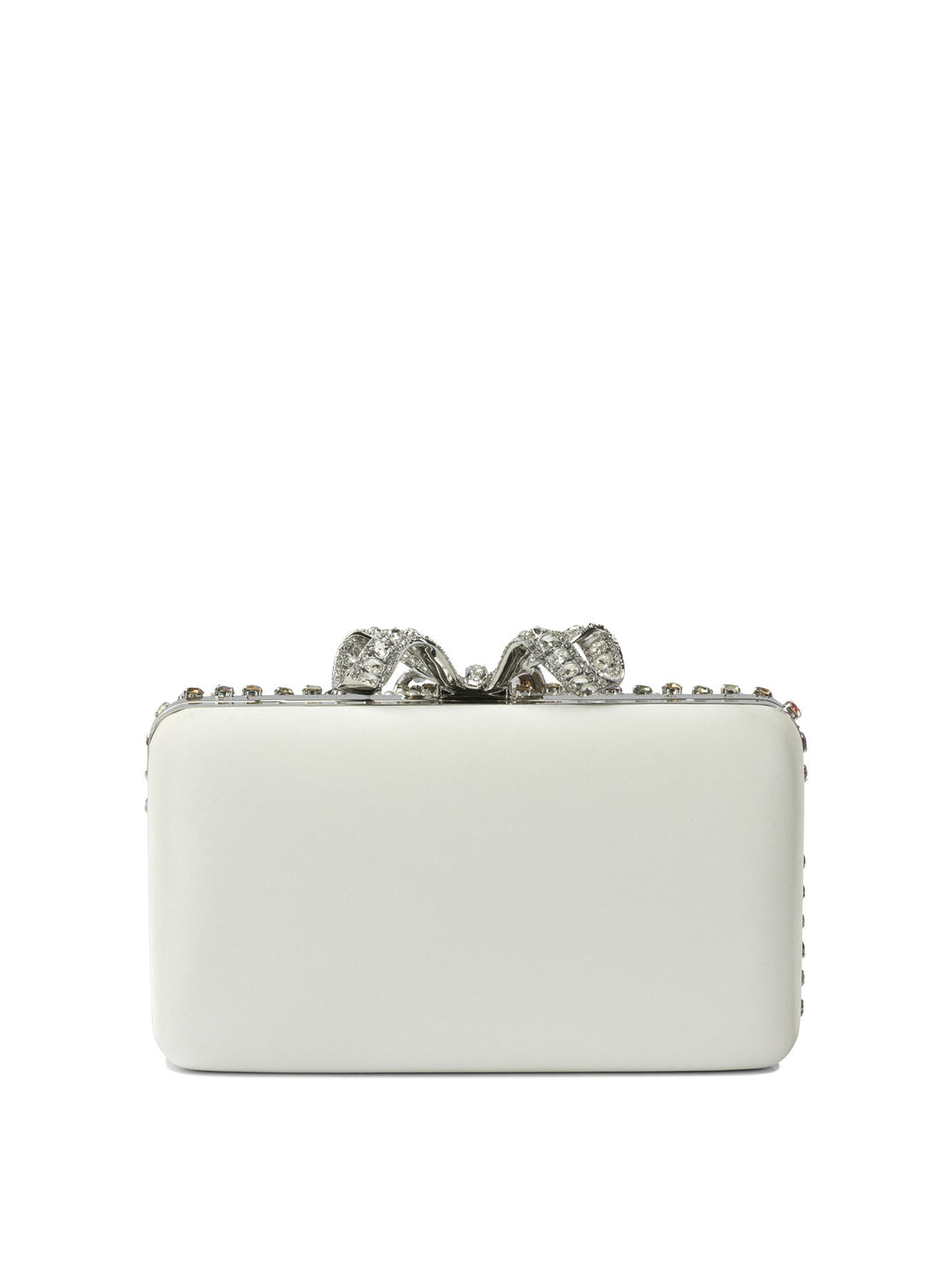 Self-Portrait Mini Multi Crystal Shoulder Bag Crossbody Bags - Silver | ee179f90771cbd4c543833b894ed2fe8b4b75020