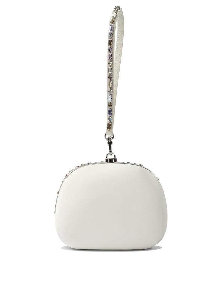 Self-Portrait Multi Crystal Clutch Clutches - Silver | 18b2346232075c8334ebbb48ad21ed84a84d1431