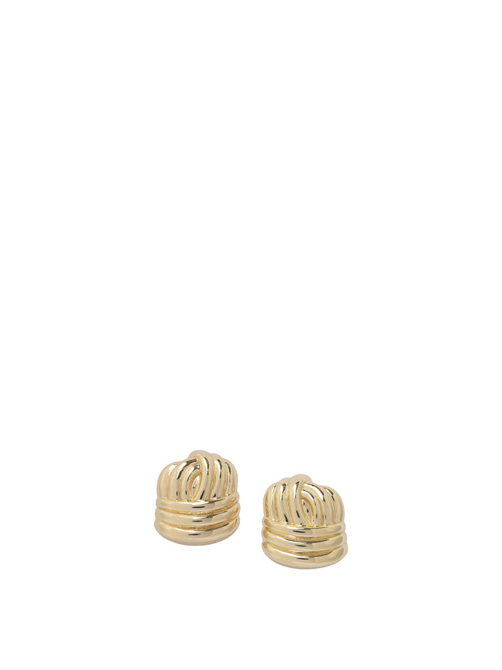 Self-Portrait Gold Knot Earrings Jewels - Gold | c9bb9300c75920411682d6455059e75b157261b8