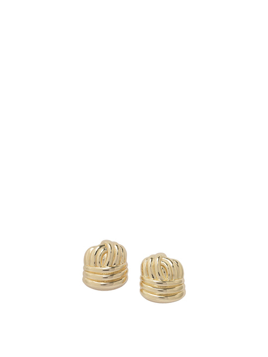Gold Knot Earrings Jewels Gold