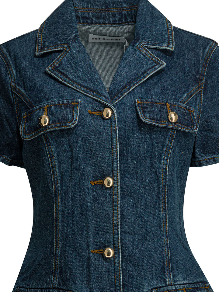 Self-Portrait  Dresses - Blue | 8bbcbb4c113942e2668097b3e464326be13167e1